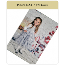 Puzzle velikosti A4 30x20cm iz 120 kosov